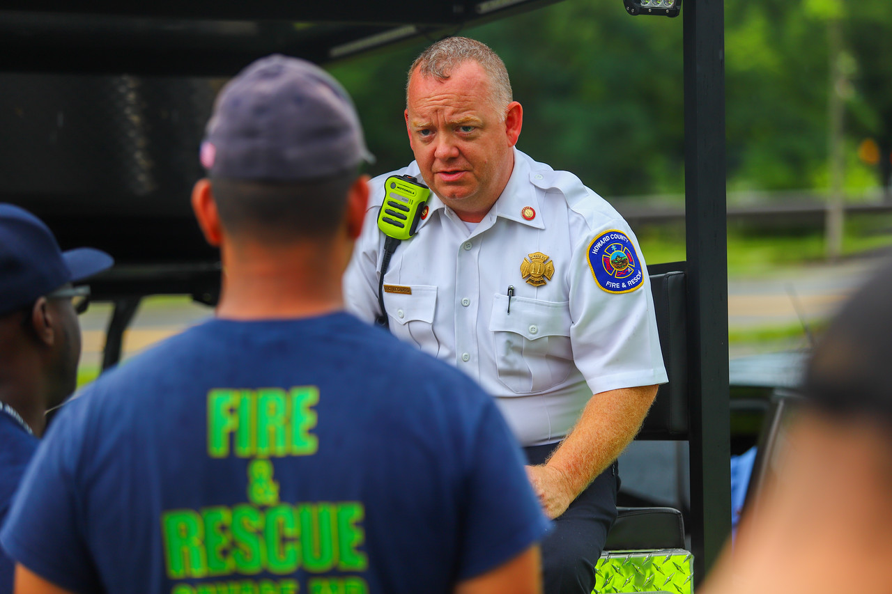 Chief Rick Leonard at special event